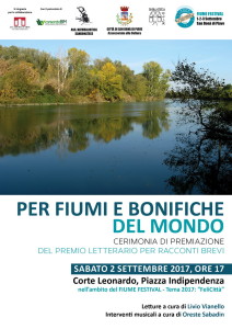 fIUME festival-Locandina Per fiumi e bonifiche2