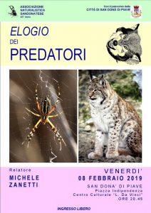 elogio ai predatori conferenza divulgativa ans – Associazione Naturalistica Sandonatese
