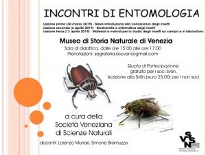 Locandina corso entomologia associazione naturalistica – Associazione Naturalistica Sandonatese